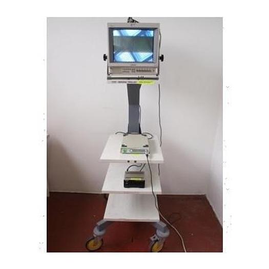 COLONNE ENDOSCOPIE DIAGNOSTIC OLYMPUS CAMERA OTVS, MEUBLE