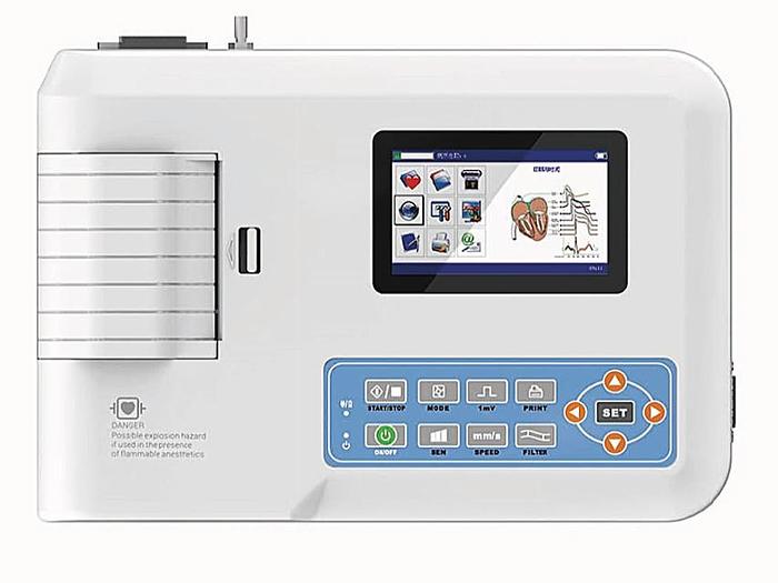 ECG À 3 PISTES 300G AVEC MONITEUR