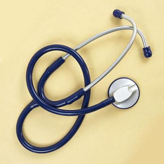 STETHOSCOPE SIMPLE PAVILLON FINITION ARGENTEE NICKELEE