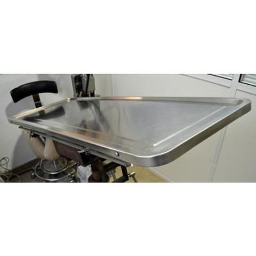 TABLE D'OPERATION VETERINAIRE INOX SHORE LINE SUPPORT INCLINABLE (SANS PIED)