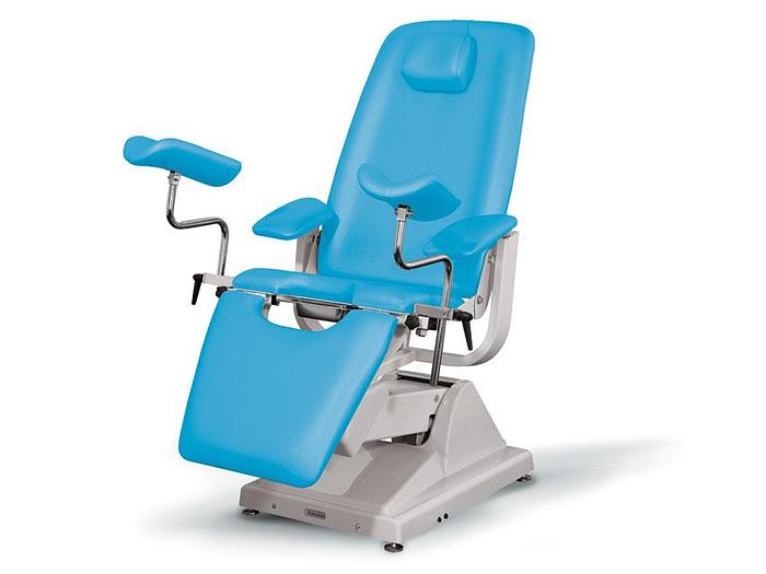 FAUTEUIL GYNÉCOLOGIQUE PROFESSIONNEL GYNEX - bleu clair