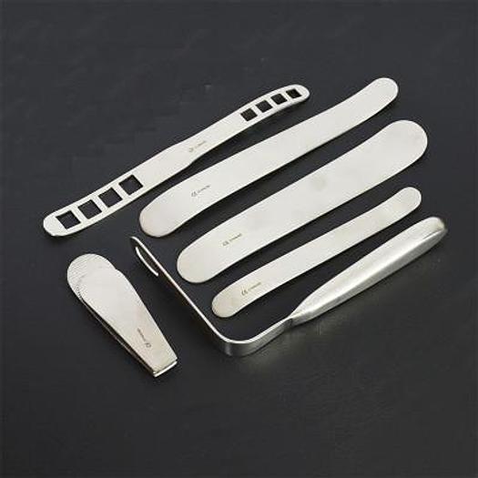 JEUX DE 6 ABAISSES LANGUE INOX