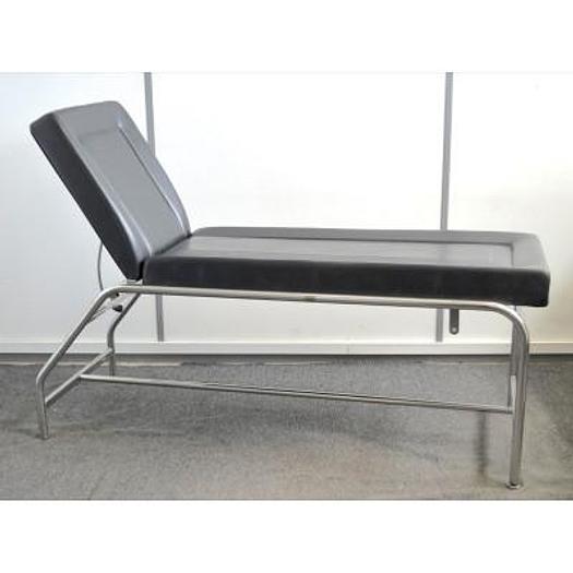 DIVAN D'EXAMEN NOIR AVEC TETIERE INCLINABLE