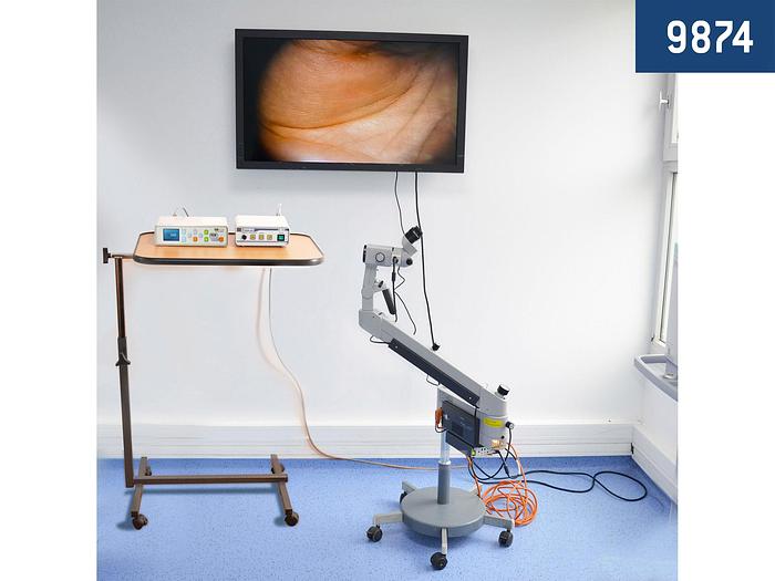 COLPOSCOPE BINOCULAIRE AVEC SORTIE VIDÉO ET ENREGISTREUR D'IMAGES