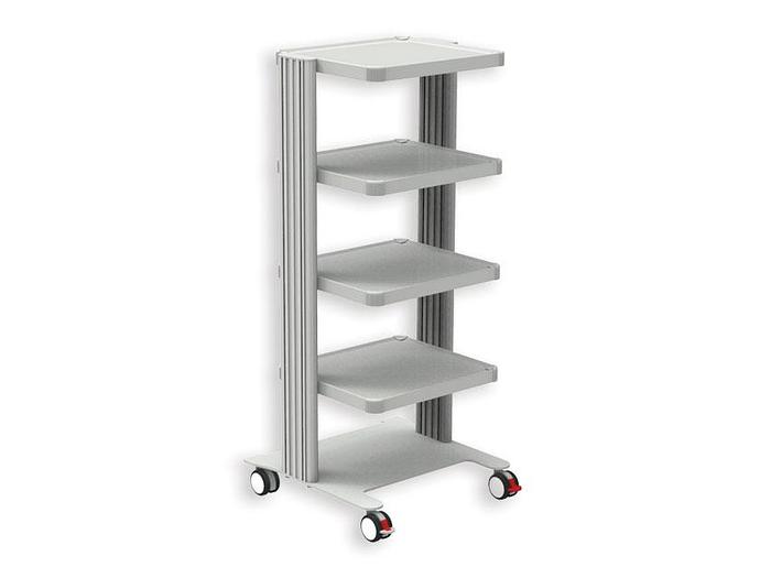CHARIOT EASY - 4 tablettes 40x36 cm + base